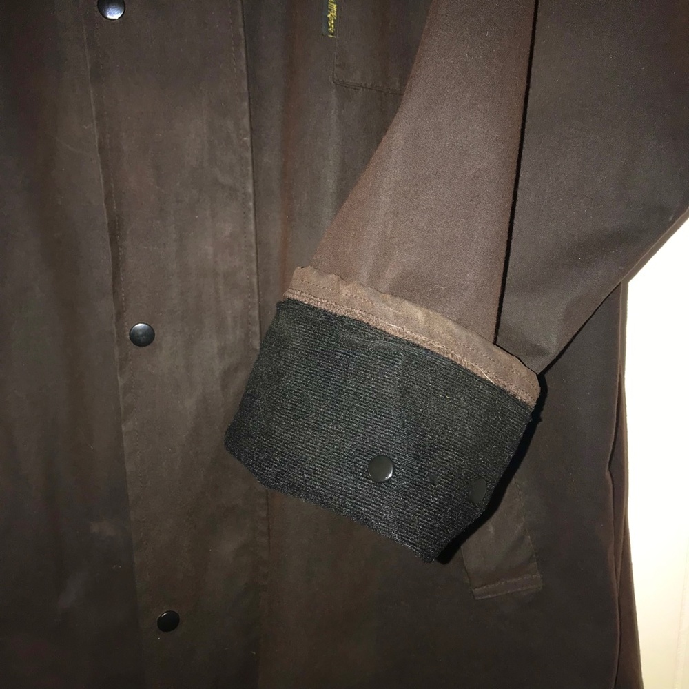 New Zealand James McKenzie Hunting & Fishing Oil Skin Coat - Picture 3 of 12